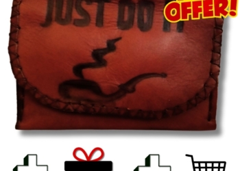 COMBO – Just Do It! Tobacco Pouch + Lighter Case + Clip