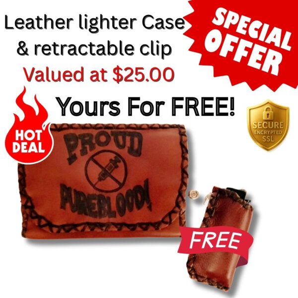 COMBO - Proud Pureblood Tobacco Pouch + Lighter Case + Clip - Image 2