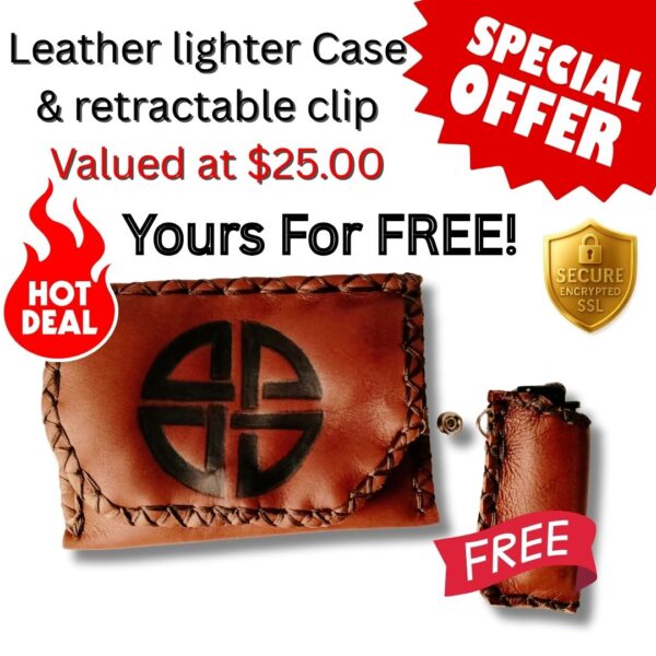 COMBO - Celtic Protection Knot! Tobacco Pouch + Lighter Case + Clip - Image 2