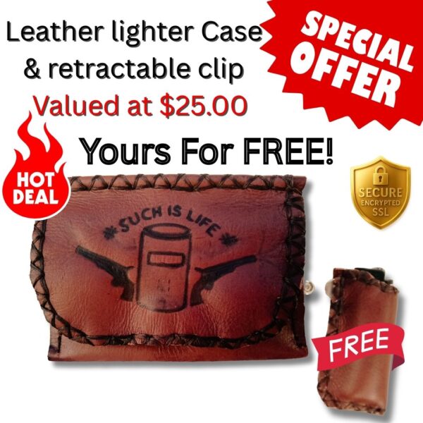 COMBO - Such Is Life Tobacco Pouch + Lighter Case + Clip - Image 2