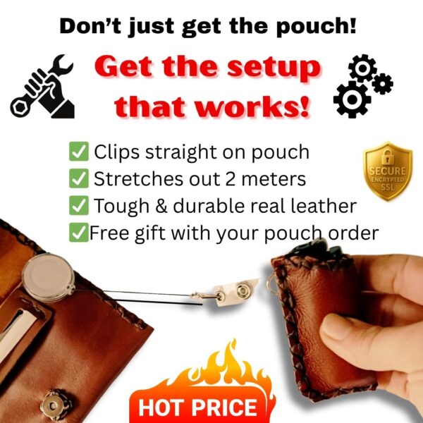 COMBO - Feck Off! Tobacco Pouch + Lighter Case + Clip - Image 4