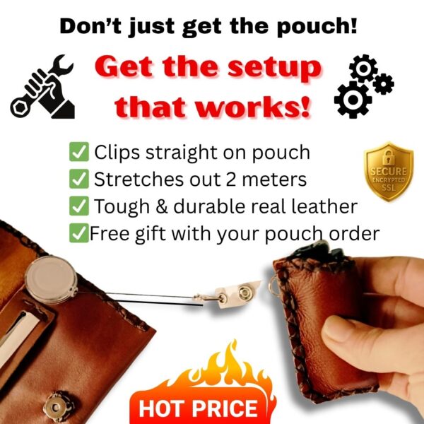 COMBO - Home Grown! Tobacco Pouch + Lighter Case + Clip - Image 4