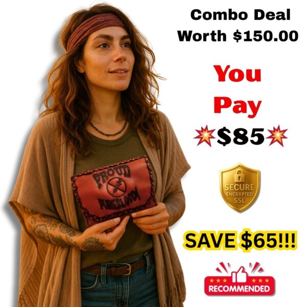 COMBO - Proud Pureblood! Tobacco Pouch + Lighter Case + Clip - Image 6