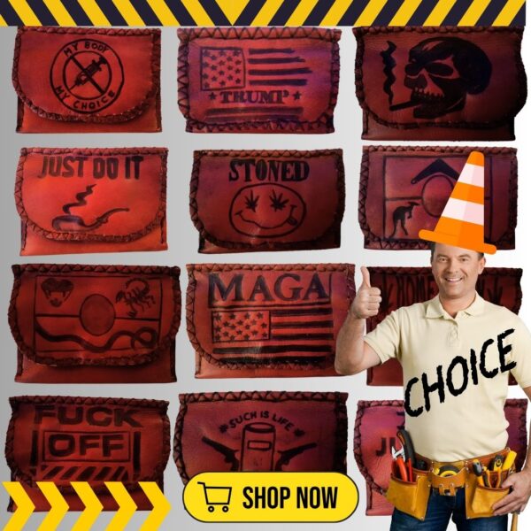 COMBO - Stoned Tobacco Pouch + Lighter Case + Clip - Image 7