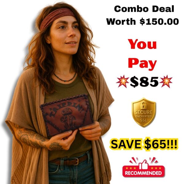 COMBO - Trippin Tobacco Pouch + Lighter Case + Clip - Image 6
